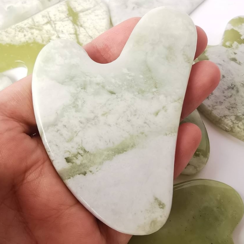 Dermalogica Gua Sha Jade Stone Board for Skincare Jade Product Scraper